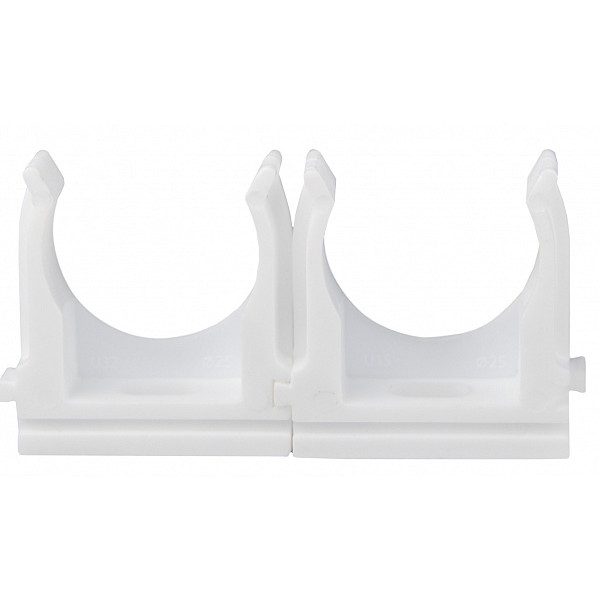 Крепление для гофры Аско-Укрем 6673 Ø25мм (упаковка 25шт.) - фото №1