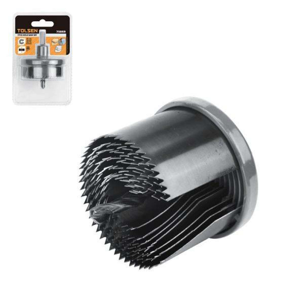 Комплект коронок по дереву Tolsen (75870) 26-63мм х50мм - фото №1