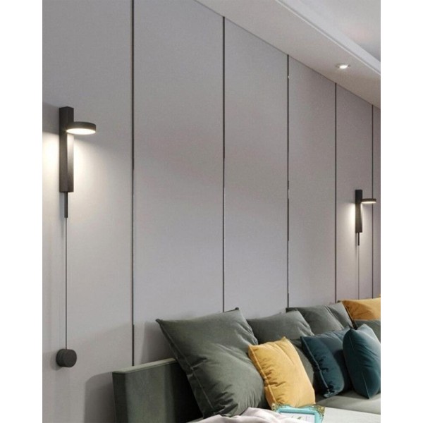 Бра, настенный светильник Kloodi WA-CLOCK 210 5W 3K BK IP20 черный - фото №1