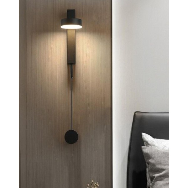 Бра, настенный светильник Kloodi WA-CLOCK 210 5W 3K BK IP20 черный - фото №2