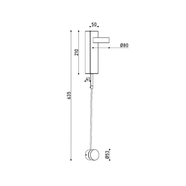 Бра, настенный светильник Kloodi WA-CLOCK 210 5W 3K BK IP20 черный - фото №4