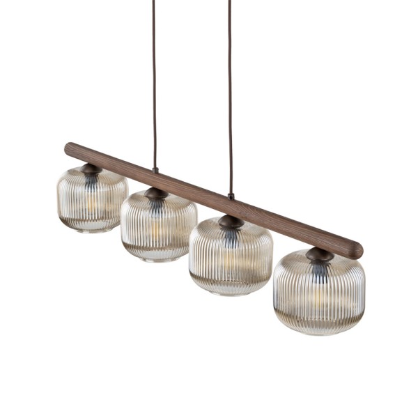 Подвесной светильник, люстра TK Lighting 11070 Salvia E14 4x10W IP20 коричневый - фото №4