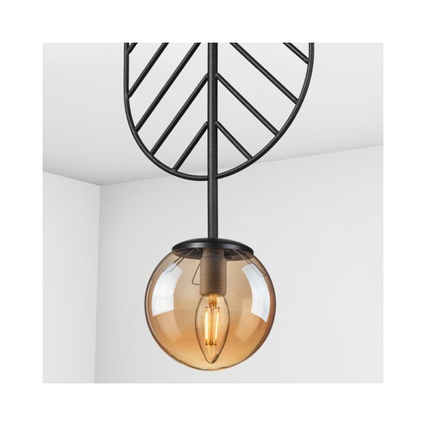 Подвесной светильник, люстра Imperium Light 314125.05.23 November E14 1x40W IP20 Черный - фото №1