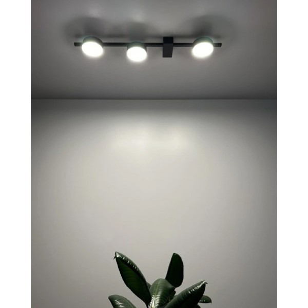 Потолочный светильник Nowodvorski 8263 Pills GX53 3x12W IP20 черный - фото №2