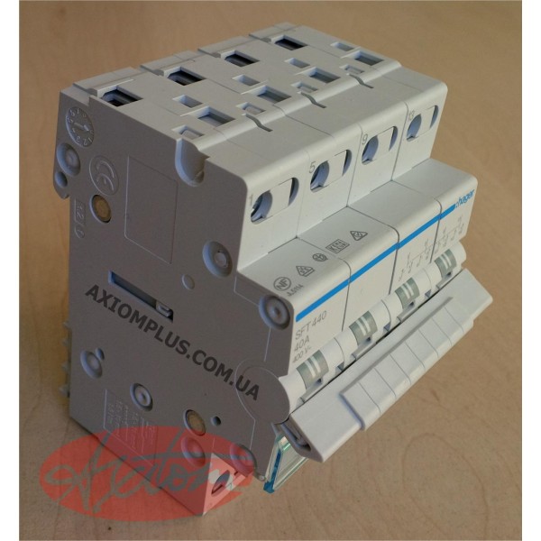 Перемикач Hager SFT340 3P 40А/230В 3м I-0-II - фото №1