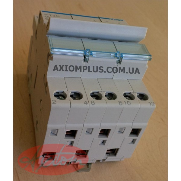 Перемикач Hager SFT340 3P 40А/230В 3м I-0-II - фото №4