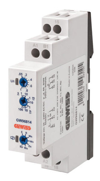 Багатофункціональне реле часу GEWISS 24…240В (GW96814)