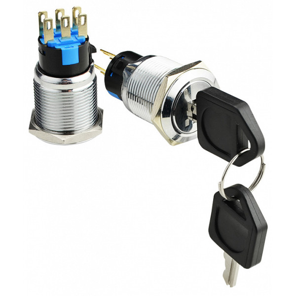 Металева кнопка Аско-Укрем TY 19C-K11/3 2NO+2NC (A0140010214)