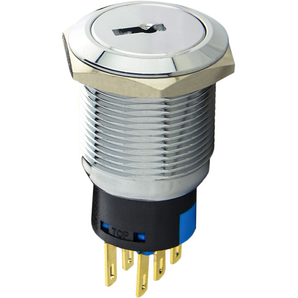 Металева кнопка Аско-Укрем TY 19C-K11/3 2NO+2NC (A0140010214) - фото №1