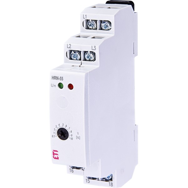 Реле контролю послідовності асиметрії та обриву фаз ETI 002471431 HRN-55 3x400AC (3F 1x8A AC1) без нейтралі