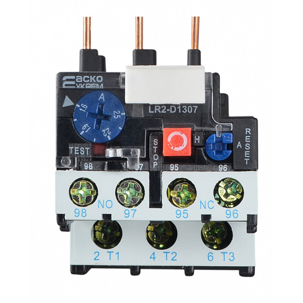 Тепловое реле Аско-Укрем PT 1307 1,6-2,5А LR2-D1307 (A0040060007) - фото №2