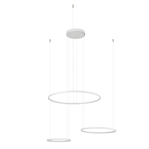 Люстра Nowodvorski Circolo Power 11649 LED 3x85W 3000K 4600Lm IP20 біла - фото №2