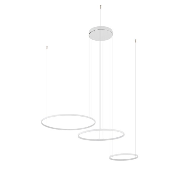 Люстра Nowodvorski Circolo Power 11649 LED 3x85W 3000K 4600Lm IP20 біла - фото №4