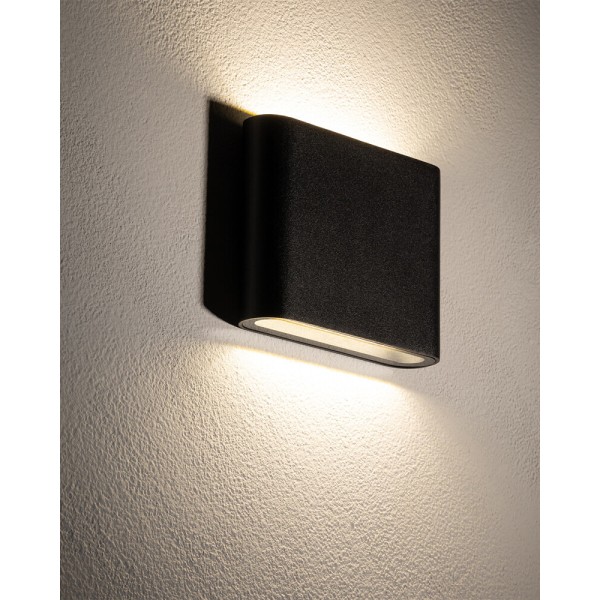 Уличный светильник Nowodvorski 311363 Semi S LED 2x3W 3000K 300Lm IP54 черный - фото №2