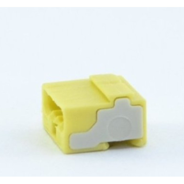 Микро-клемма для распределительных коробок WAGO на 4 проводника 243-504 желтая - фото №6