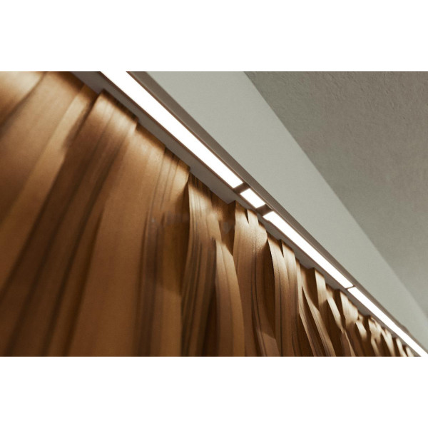 Профиль для светодиодной ленты Lumines inDILEDA белый - фото №3