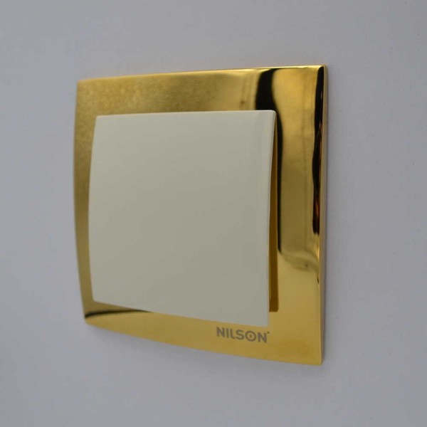 Выключатель Nilson Touran кремовый 1кл ( 24121001 ) - фото №6