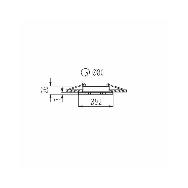 Точечный светильник Kanlux 19457 Seidy GX5.3 1x50W IP20 - фото №2