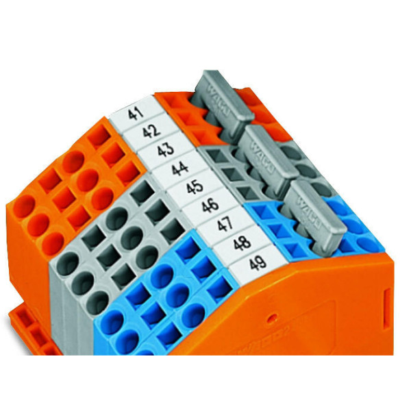 Двоконтактна перемичка Wago 279-492 12мм² (сіра) - фото №3