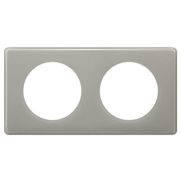 Двухпостовая рамка Legrand Celiane (066602) серый глянец