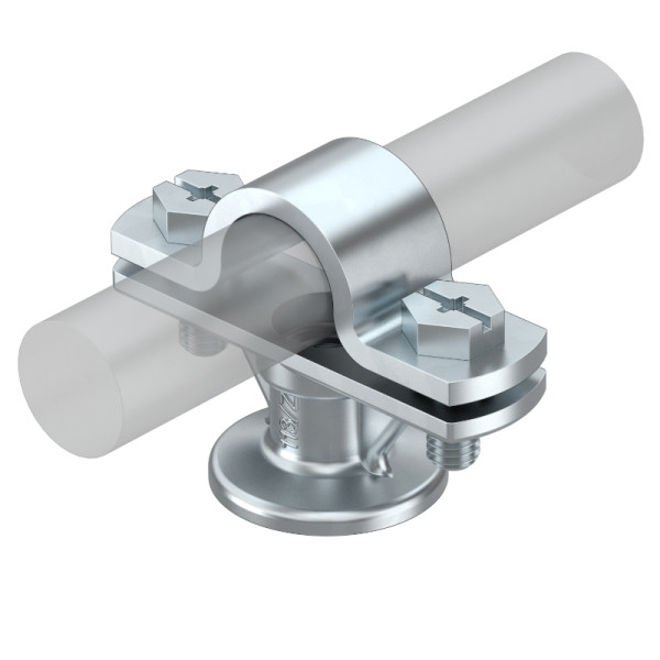 Держатель молниеприемника OBO Bettermann (5412609) 16мм Galvanised G (5-10 мкм)