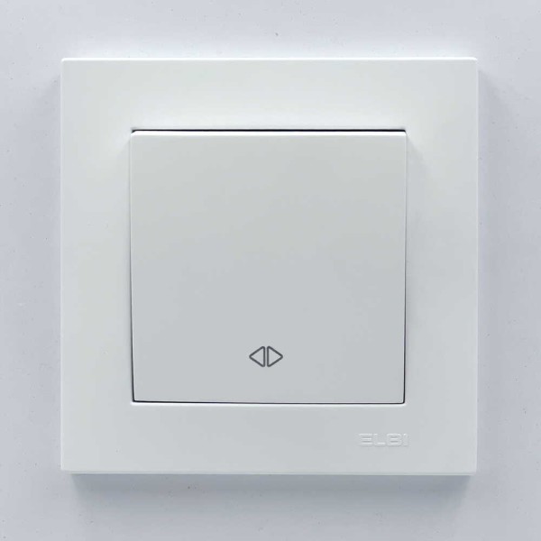 Выключатель ELBI VEGA белый мат 1-кл промежуточный ( 510-016200-214 ) - фото №1