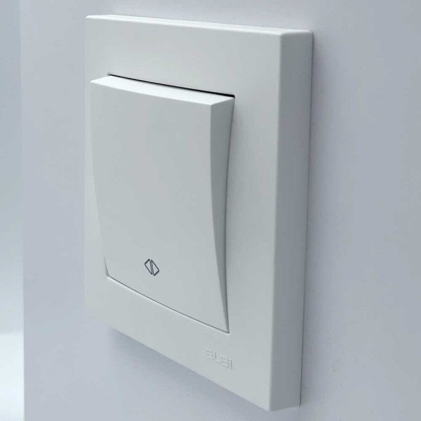 Выключатель ELBI VEGA белый мат 1-кл промежуточный ( 510-016200-214 ) - фото №2