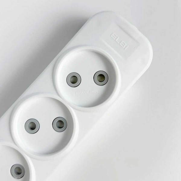 Колодка EL-BI 4-я без заземления со шторками Myra ( 527-010200-400 ) - фото №3