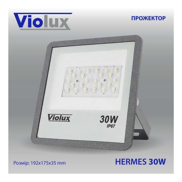 Прожектор LED Violux HERMES 30W SMD 6000K 3000lm IP67 ( 410082 ) - фото №1