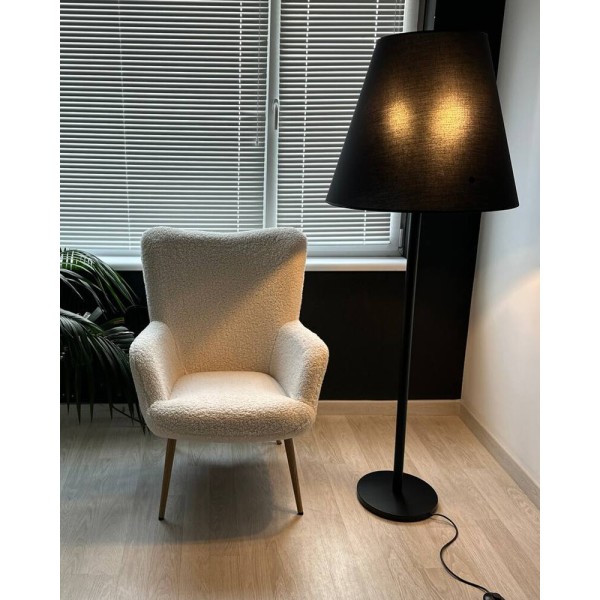 Торшер Nowodvorski 9736 Moss E27 3x25W IP20 чорний - фото №1