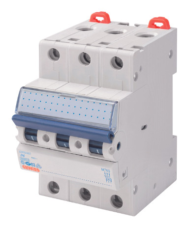 Автоматический выключатель GEWISS 3P D 6А 6кА (GW92465)