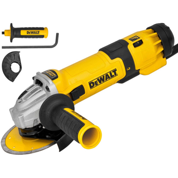 Угловая шлифмашина DeWALT DWE4257 1500Вт - фото №1