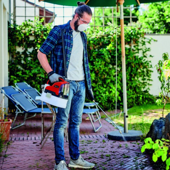 Акумуляторний розпилювач Einhell X-Change 18В 3,8л 3,5бар шланг 140 см (3425210) - фото №8