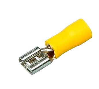 Разъем «мама»TNSy FDD5,5-250 (4-6/6,3-0,8) 100шт желтый (TNSy5500563)
