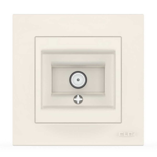 Розетка EL-BI VEGA белая TV конечная ( 510-010200-273 )