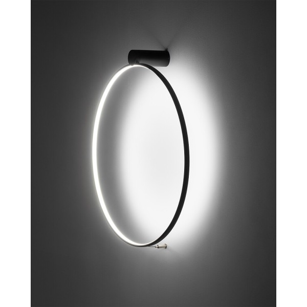 Люстра Nowodvorski 10815 Circolo LED M 1x21W 3000K 660Lm IP20 чорна - фото №1