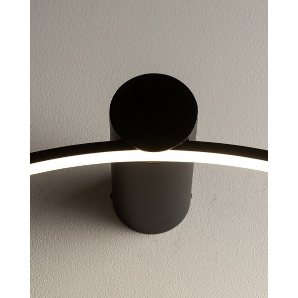 Люстра Nowodvorski 10815 Circolo LED M 1x21W 3000K 660Lm IP20 чорна - фото №3