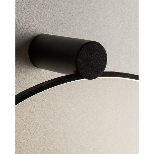 Люстра Nowodvorski 10815 Circolo LED M 1x21W 3000K 660Lm IP20 чорна - фото №4