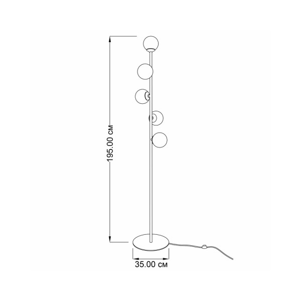 Торшер Imperium Light 140530.12.23 Frost - фото №1