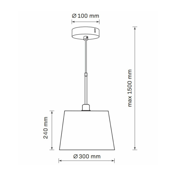 Подвесной светильник, люстра Goldlux 325471 Elena E27 1x20W IP20 Белый - фото №3