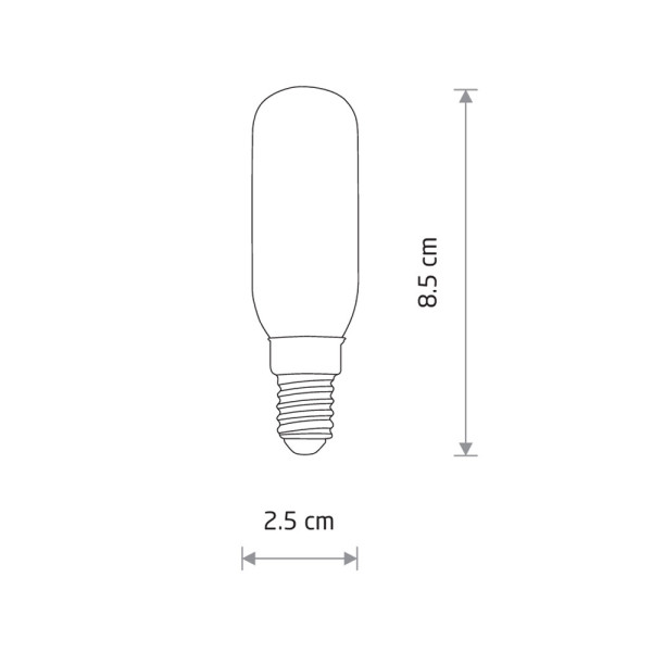 Светодиодная лампочка Nowodvorski 11525 Bulb LED E14 1x4W 3000K 400Lm IP20 - фото №1