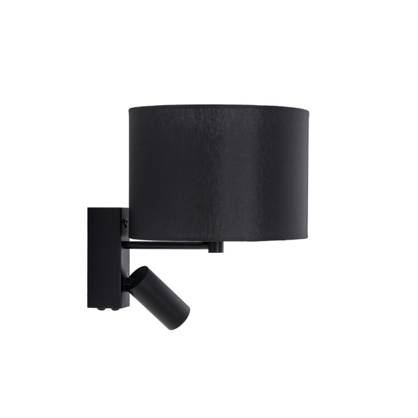 Бра, настінний світильник Nowodvorski 11521 Lusso E27+GU10 (R35) 10W+10W IP20 чорний - фото №4