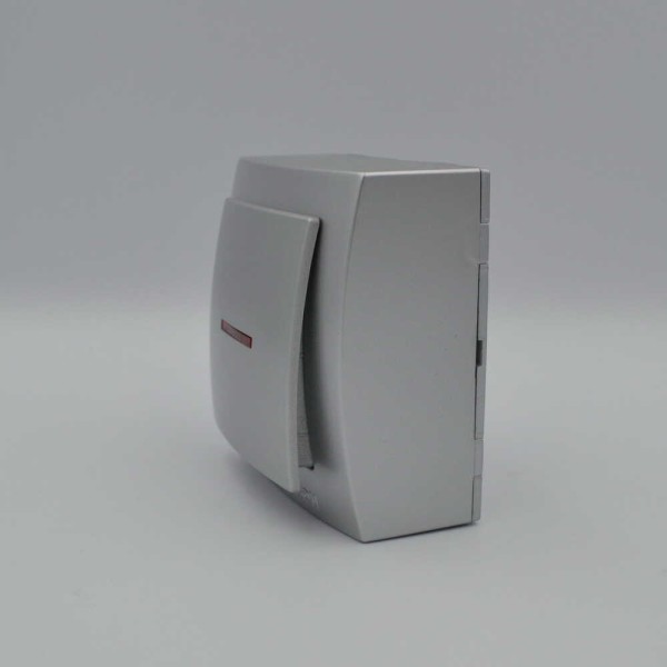 Вимикач Nilson Themis срібло 1кл з підсвіткою ( 26131002 ) - фото №2