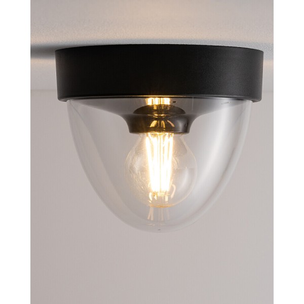 Вуличний світильник Nowodvorski 7978 Nook E27 1x10W IP44 чорний - фото №1