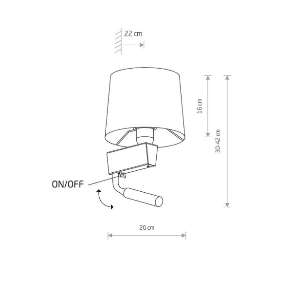 Бра, настенный светильник Nowodvorski 8214 Chillin IP20 Bl - фото №3