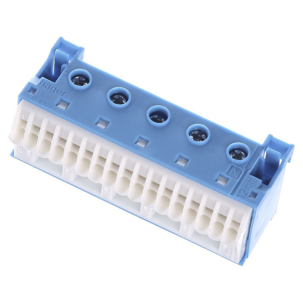 Блок Hager KN22N 5x16мм2+17x4мм2 - фото №5