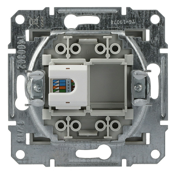 Розетка компьютерная без рамки 5.e UTP бронза Asfora, EPH4300169 - фото №4