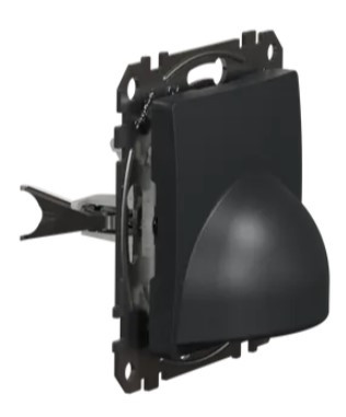 Накладка для виведення кабелю Schneider Electric Sedna Design & Elements чорна SDD114903 - фото №1