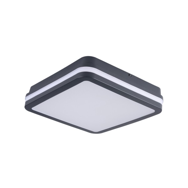 Вуличний світильник з датчиком руху Kanlux 38780 Beno LED 1x24W/30W 3000K/3500K/4000K 2690/2940/2880Lm IP65 графітовий