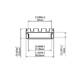 LED-профіль KLUS GIZA, 1 метр - фото №4